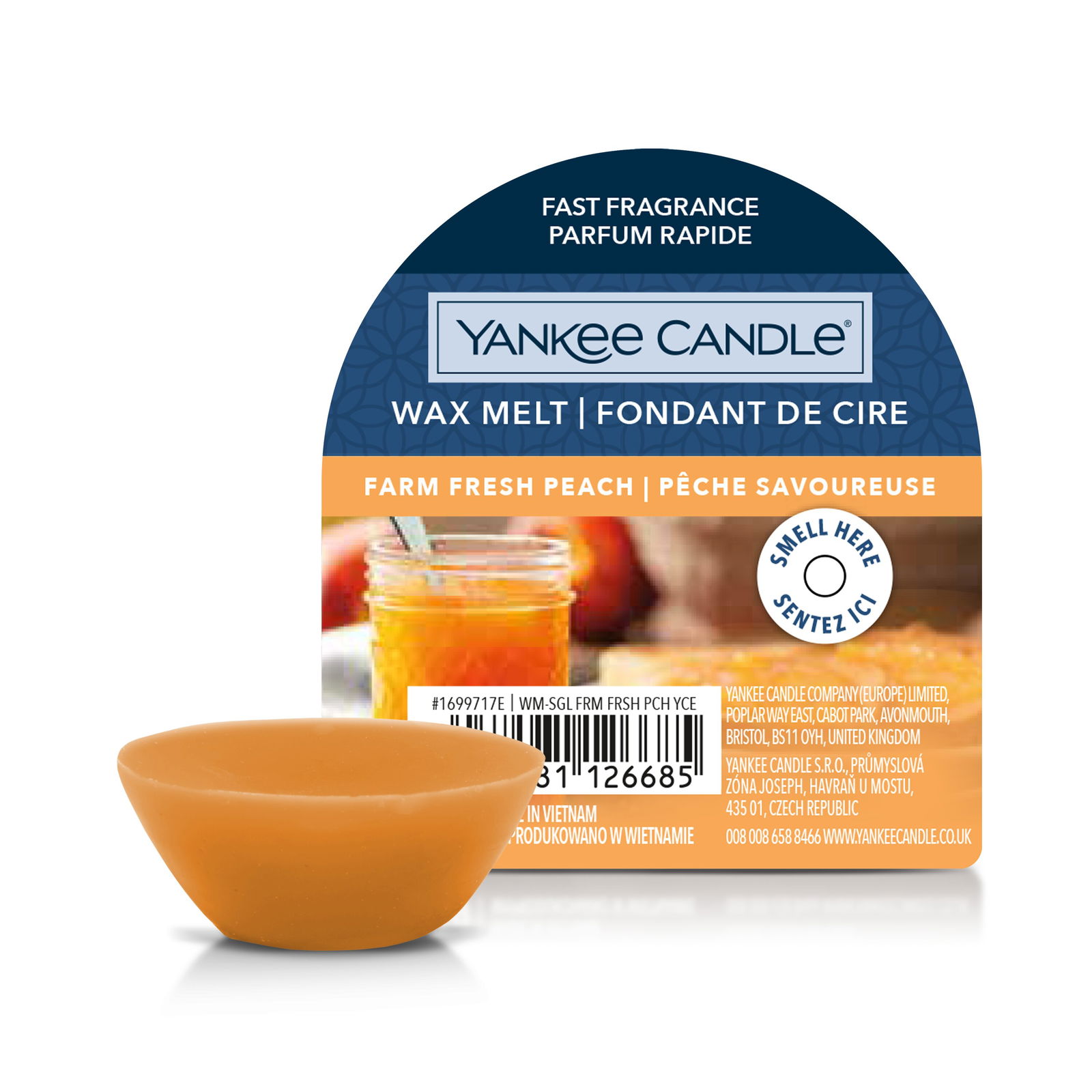 Farm Fresh Peach Wachsmelt 22g