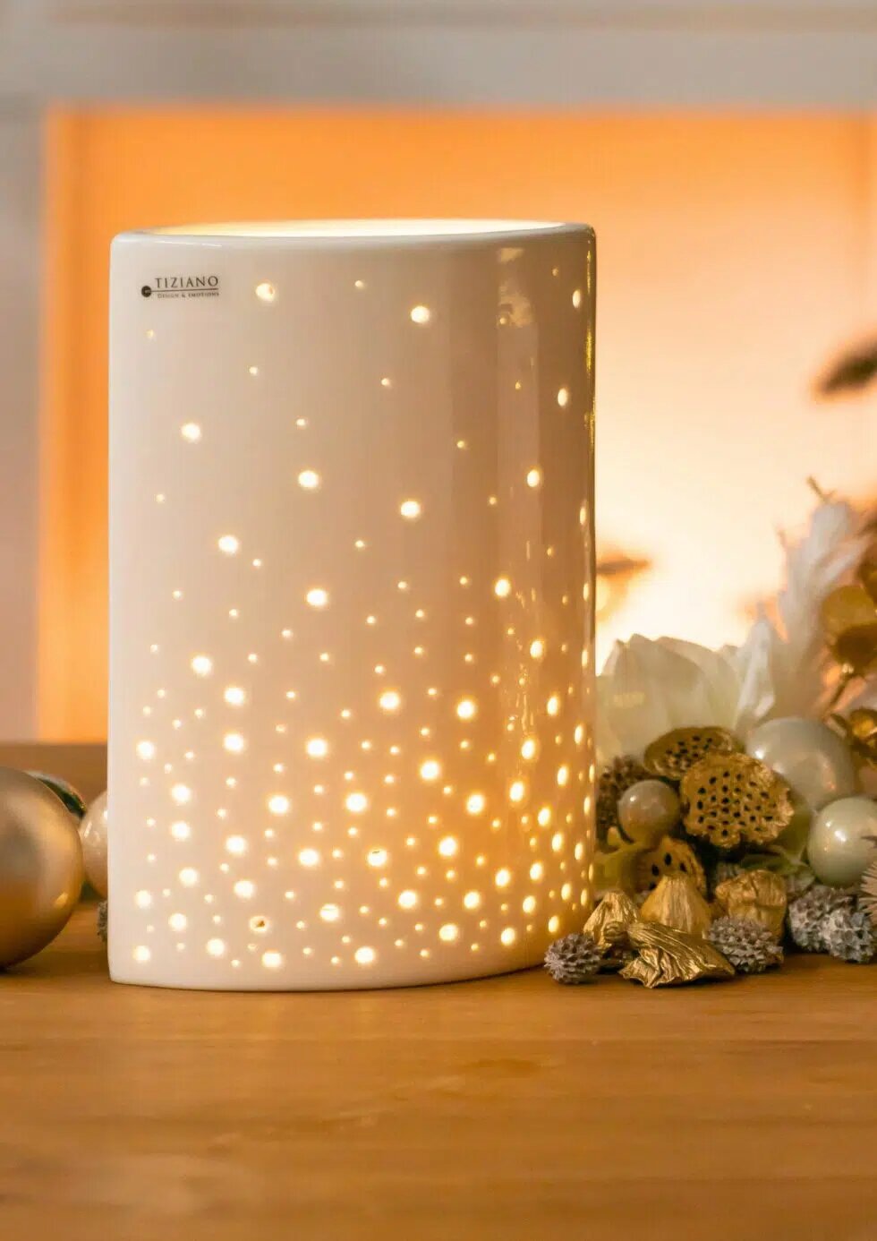Deko Licht Orio 17cm LED cremeweiß