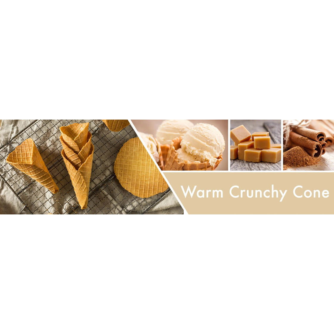Warm Crunchy Cone 411g (3-Docht)