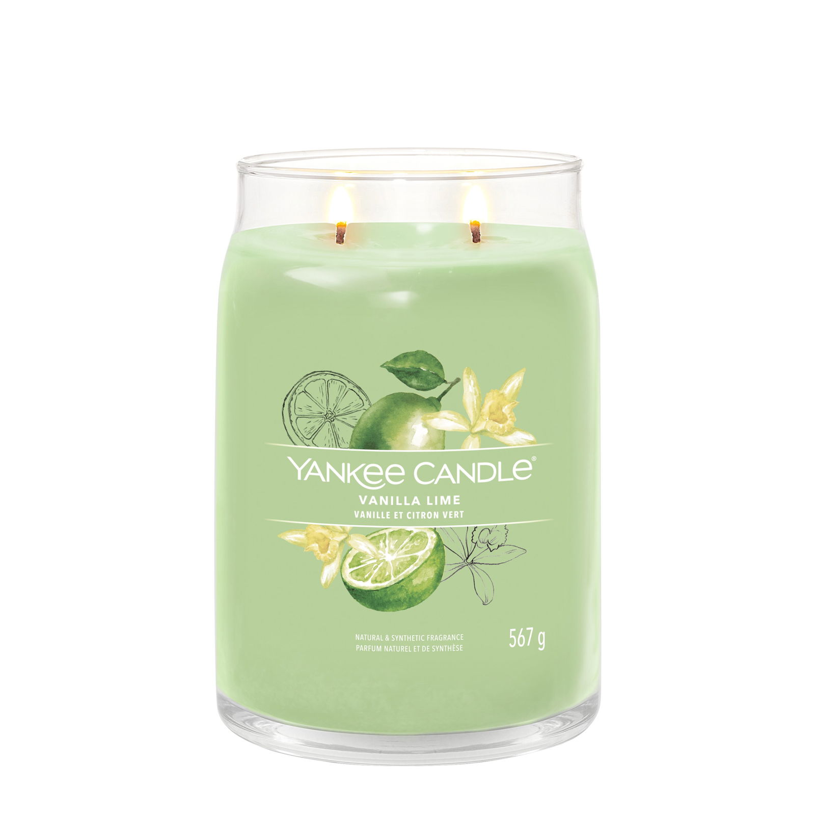 Vanilla Lime Signature Large Jar 567g 2-Docht