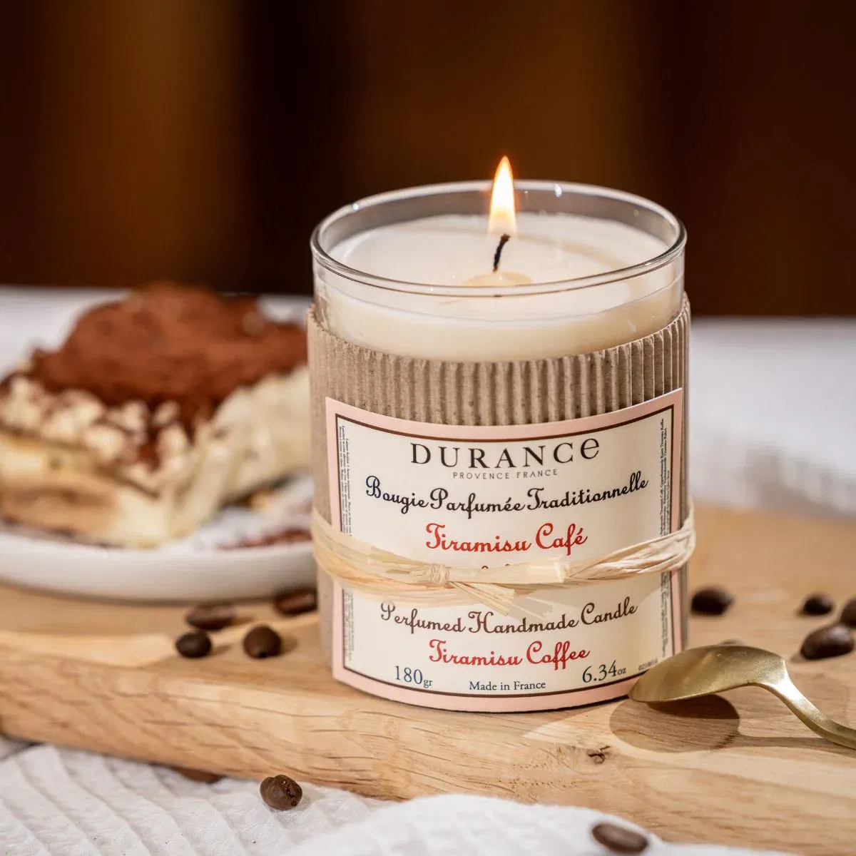 Tiramisu-Kaffee Duftkerze 180g