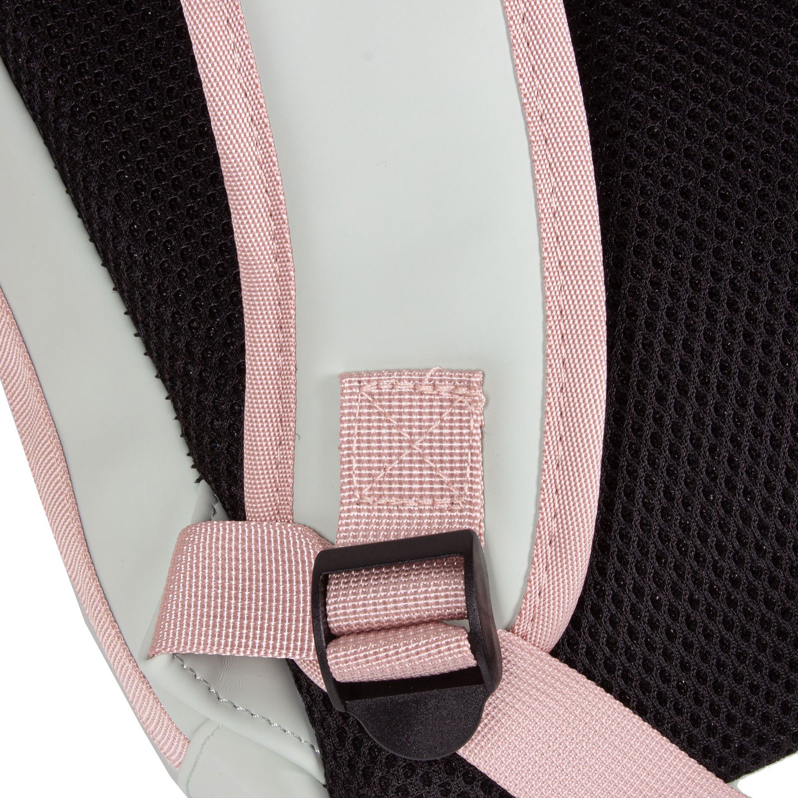 Tim - New York Rolltop Rucksack minzblau/hellrosa