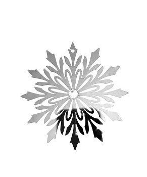 126984_g Dekohänger Kado Eiskristall silber 8cm