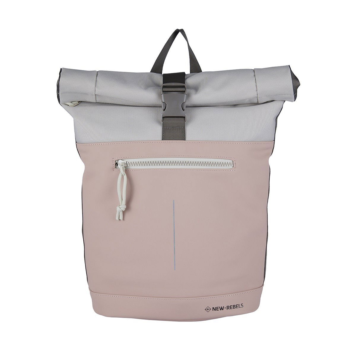 Backham - New York Rolltop Rucksack altrosa