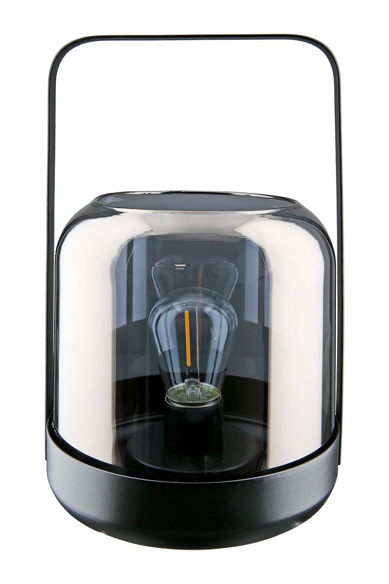 Windlicht Bright LED Glas 20cm