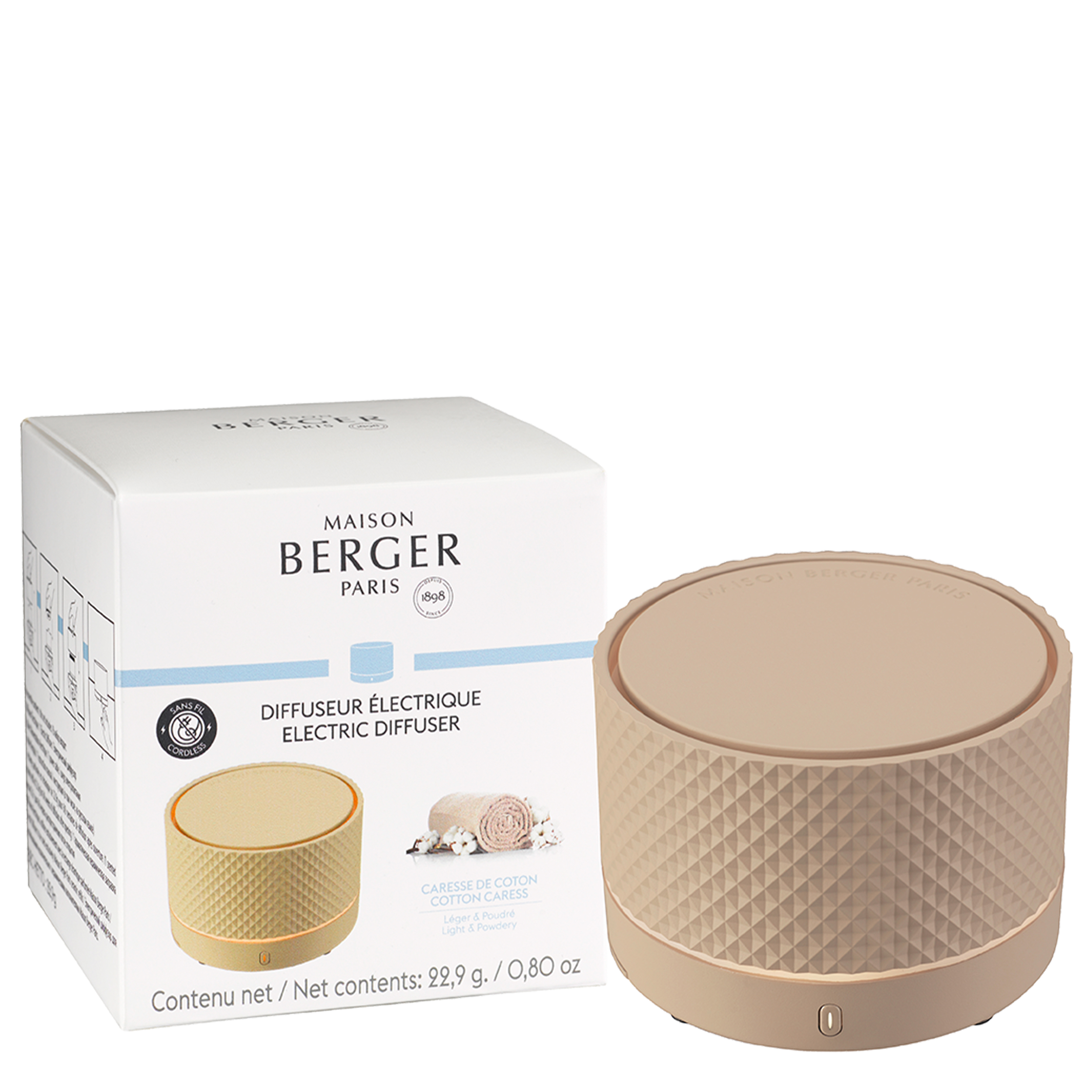 Nomade Tragbarer Duftdiffuser Sable - Zarte Baumwollblüte