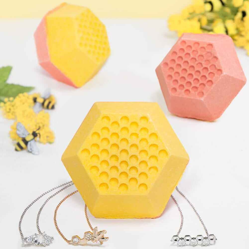 Honeybee-Badebombe-Armband-925er-Silber Honey Bee Badebombe von Charmed Aroma