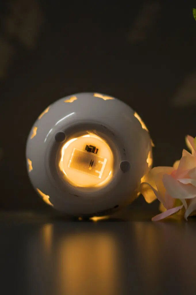 Lichtkugel Ciliana 12cm LED cremeweiß