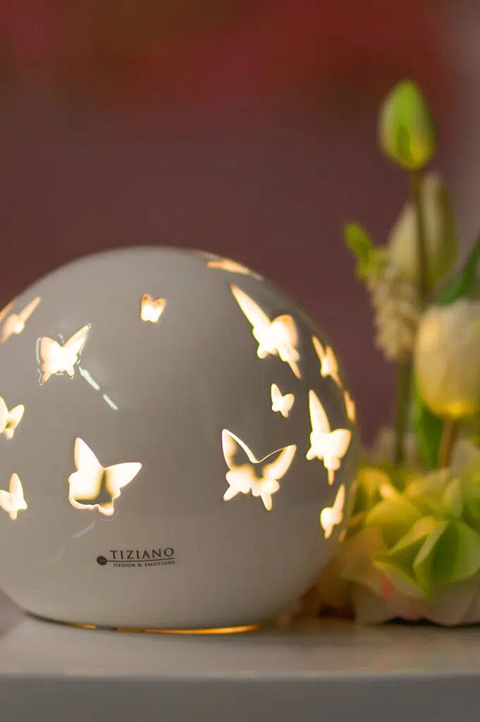 Lichtkugel Ciliana 12cm LED cremeweiß