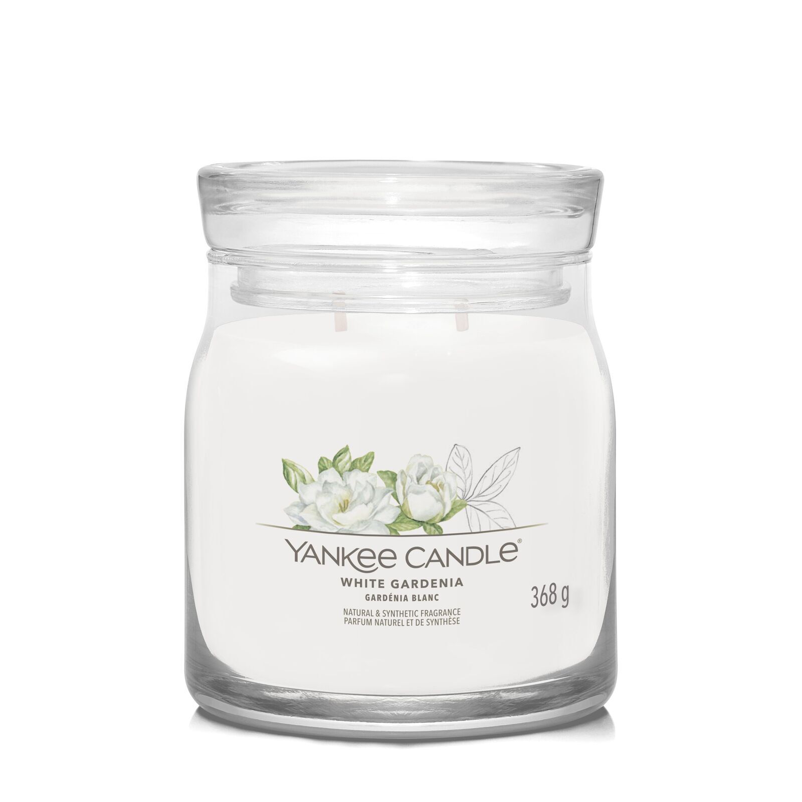 White-Gardenia_Signature_Medium1 White Gardenia Signature Medium Jar 368g 2-Docht