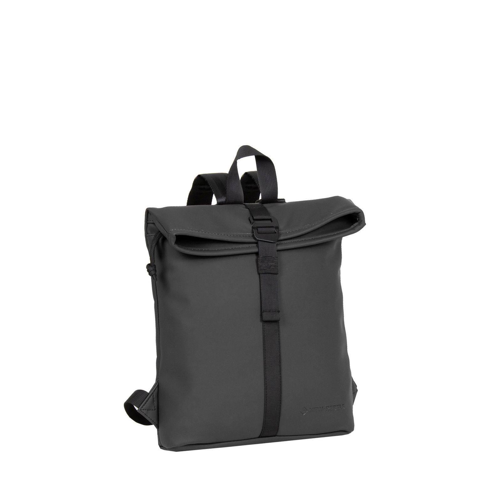 Mart - Los Angeles Rolltop Mini Rucksack schwarz