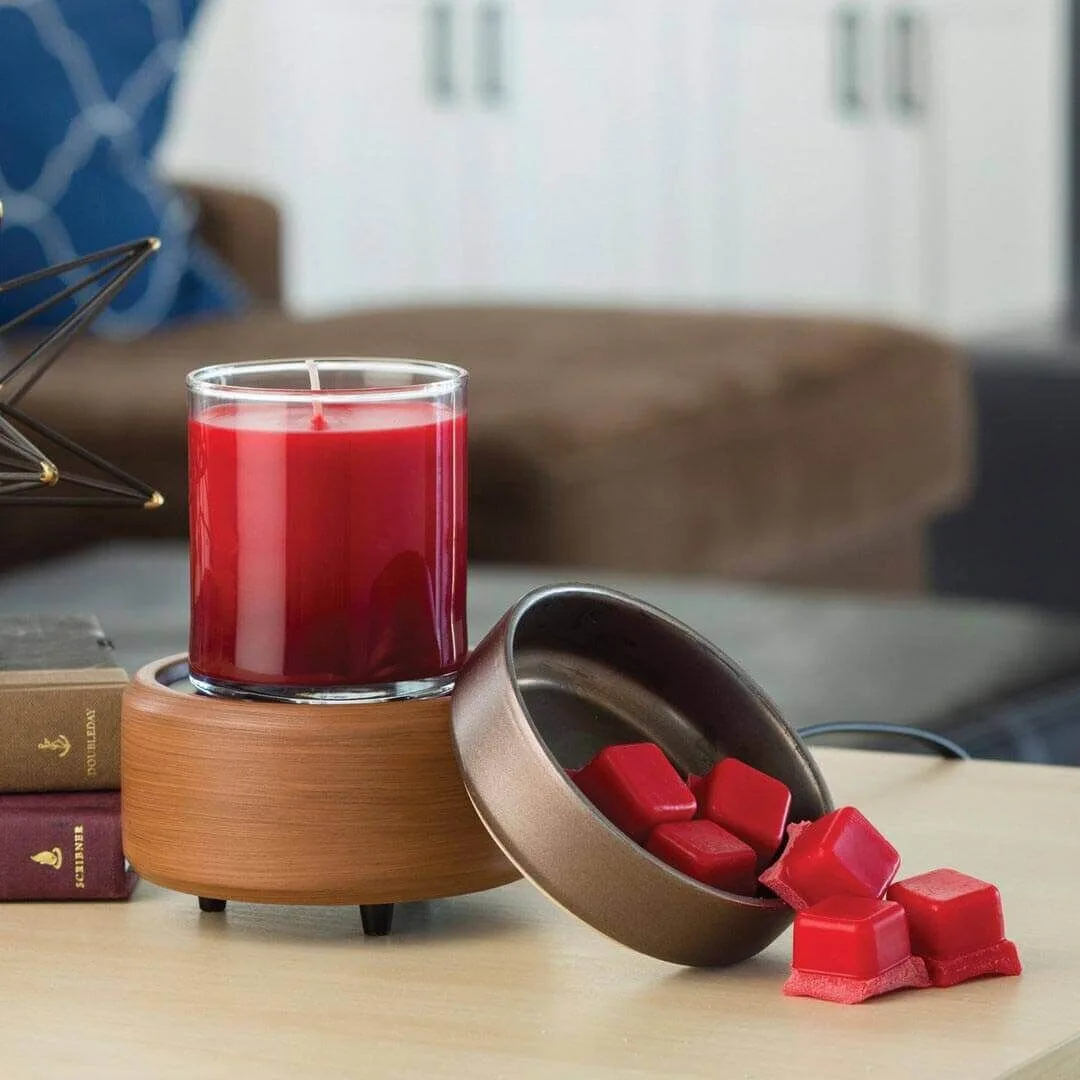 Candle-Warmers-Pewter-Walnut-2-in-1-Duftlampe-Kerzenwarmer-Braun1 Candle Warmers Pewter Walnut 2-in-1 Classic Duftlampe braun elektrisch Anwendungsbeispiel