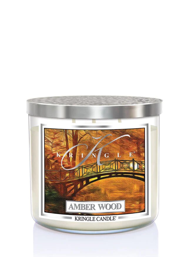 Amber Wood 396g Tumbler 3-Docht