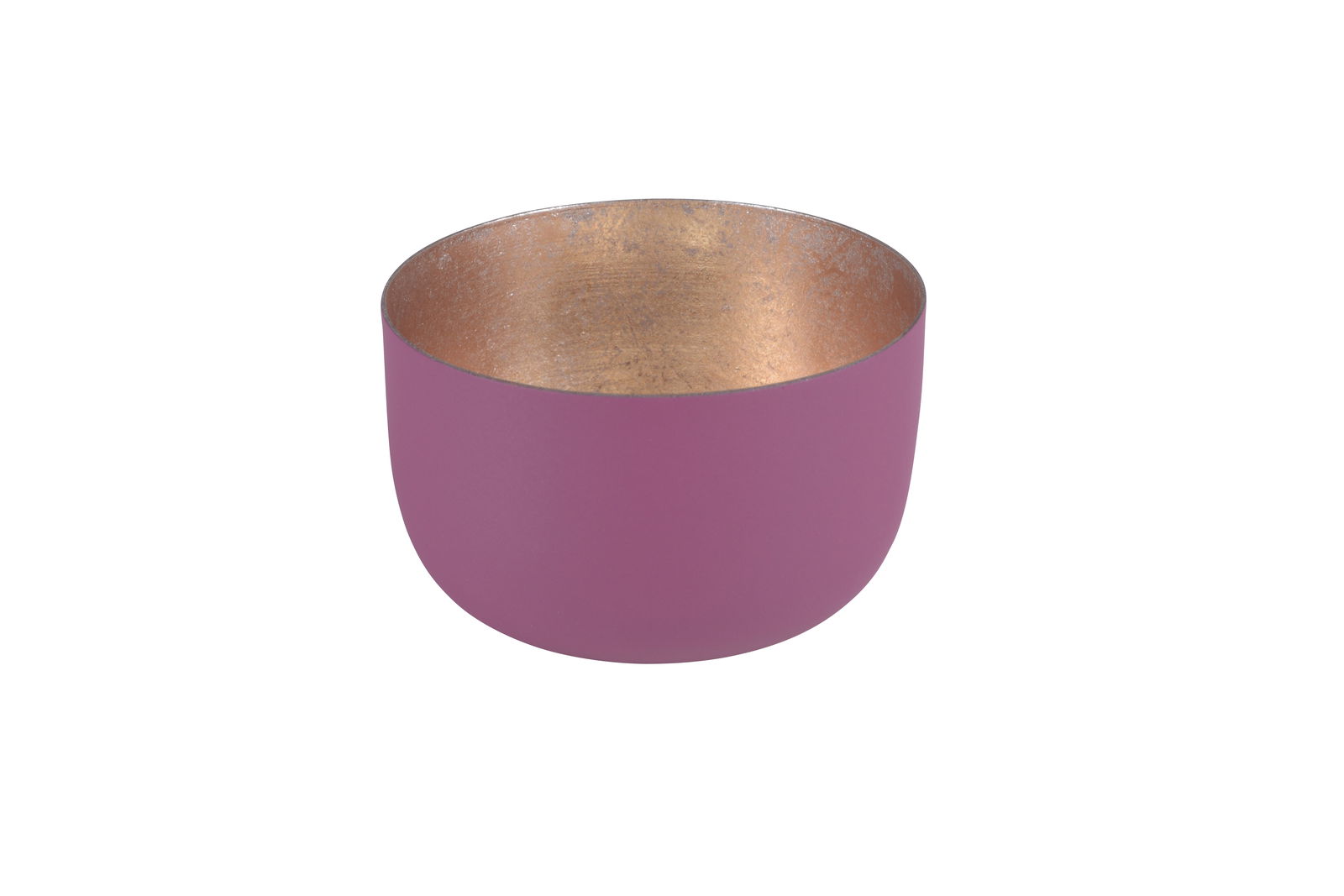 Madras Windlicht S burgundy/gold