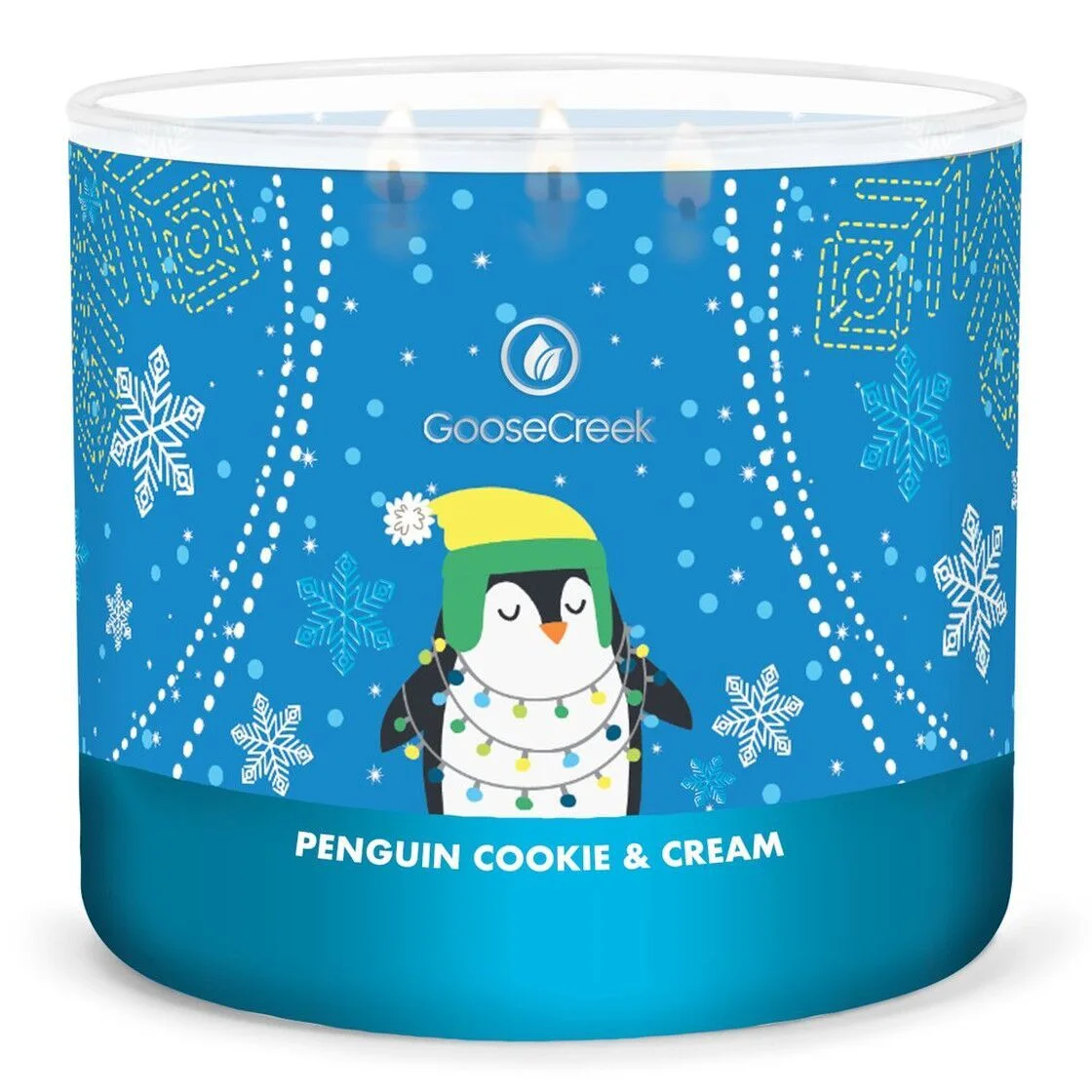 penguin-cookie-cream-cookie-swap-collection-3-docht-kerze-411g Penguin Cookie & Cream 411g (3-Docht)