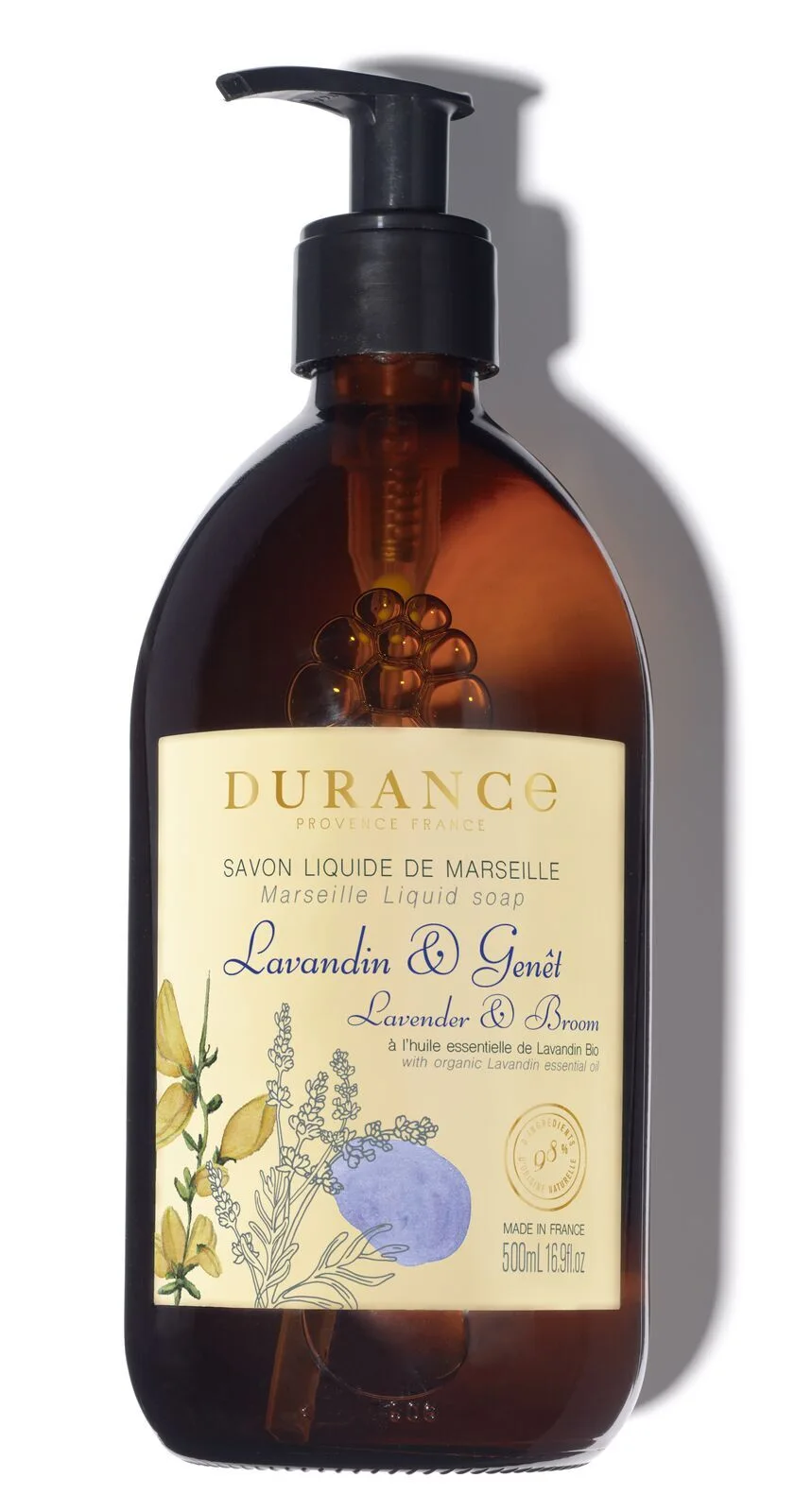 241105_Lavender-broom-shadow Lavandin & Ginster Marseiller Flüssigseife 500ml