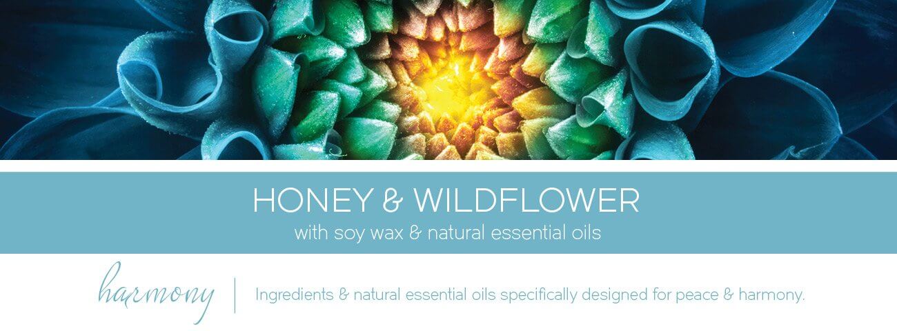 HARMONY Honey & Wildflower 411g (3-Docht)