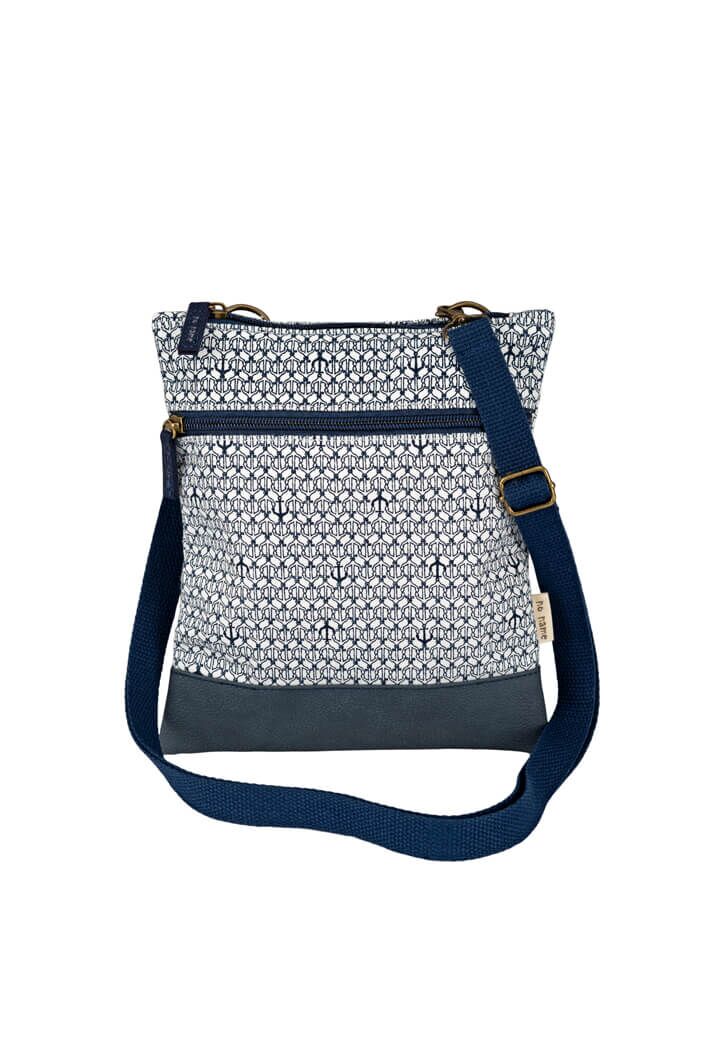 Crossbag Anchor Pat weiß 600 Zubehor, Tasche, Handtasche, Geldbörse, Leinwand