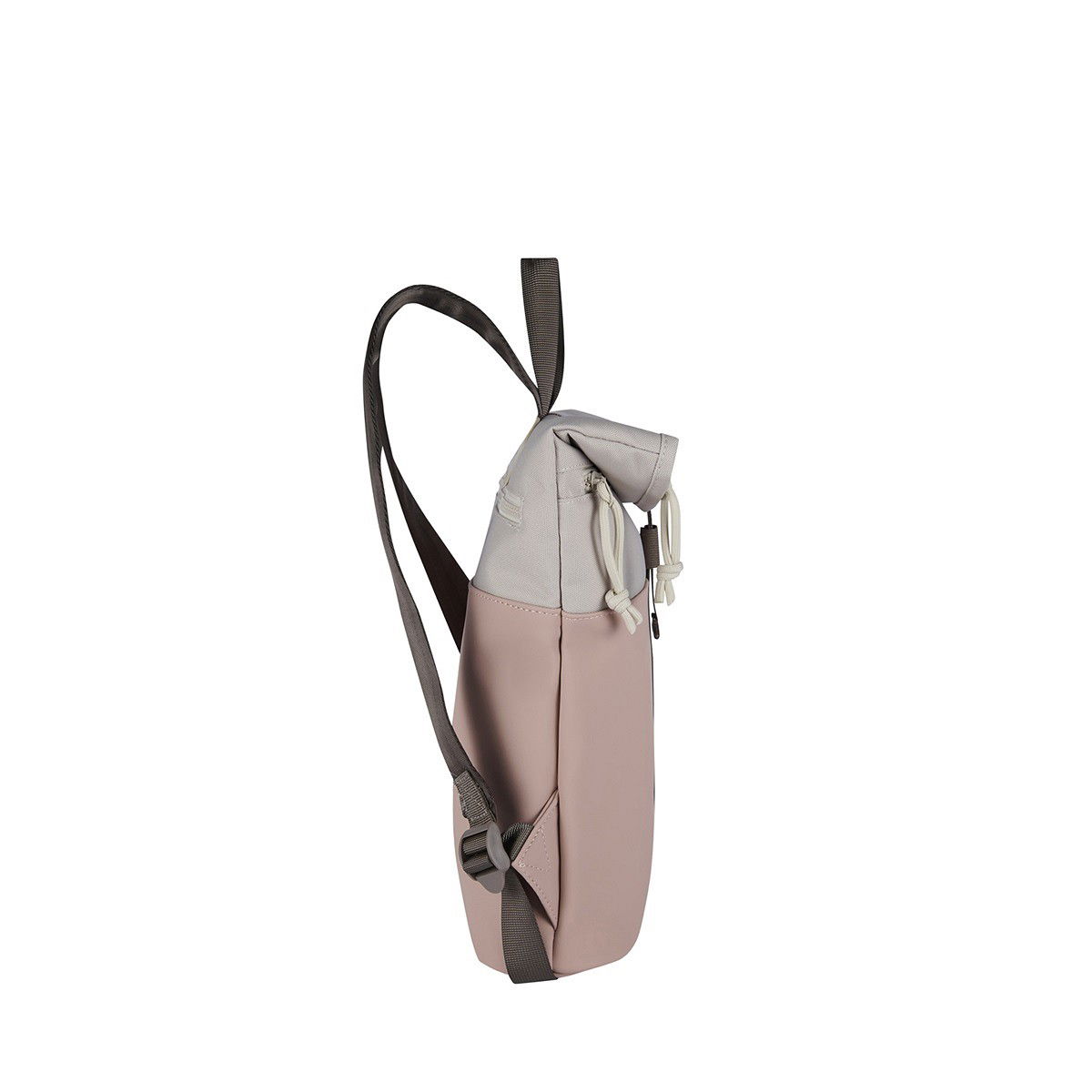 Backham - Los Angeles Rolltop Mini Rucksack altrosa