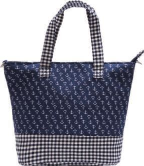 NL2020334 Patchwork Handtasche 177-60 (Navy Anker)