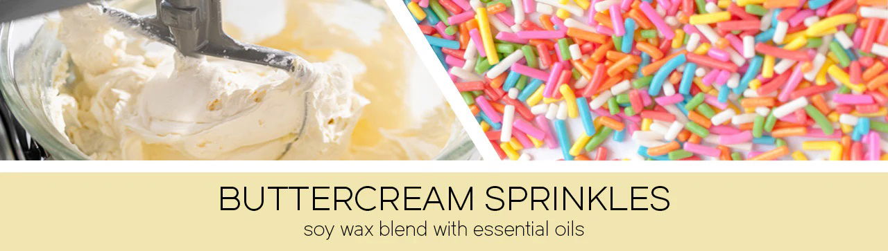 Buttercream Sprinkles 411g (3-Docht)
