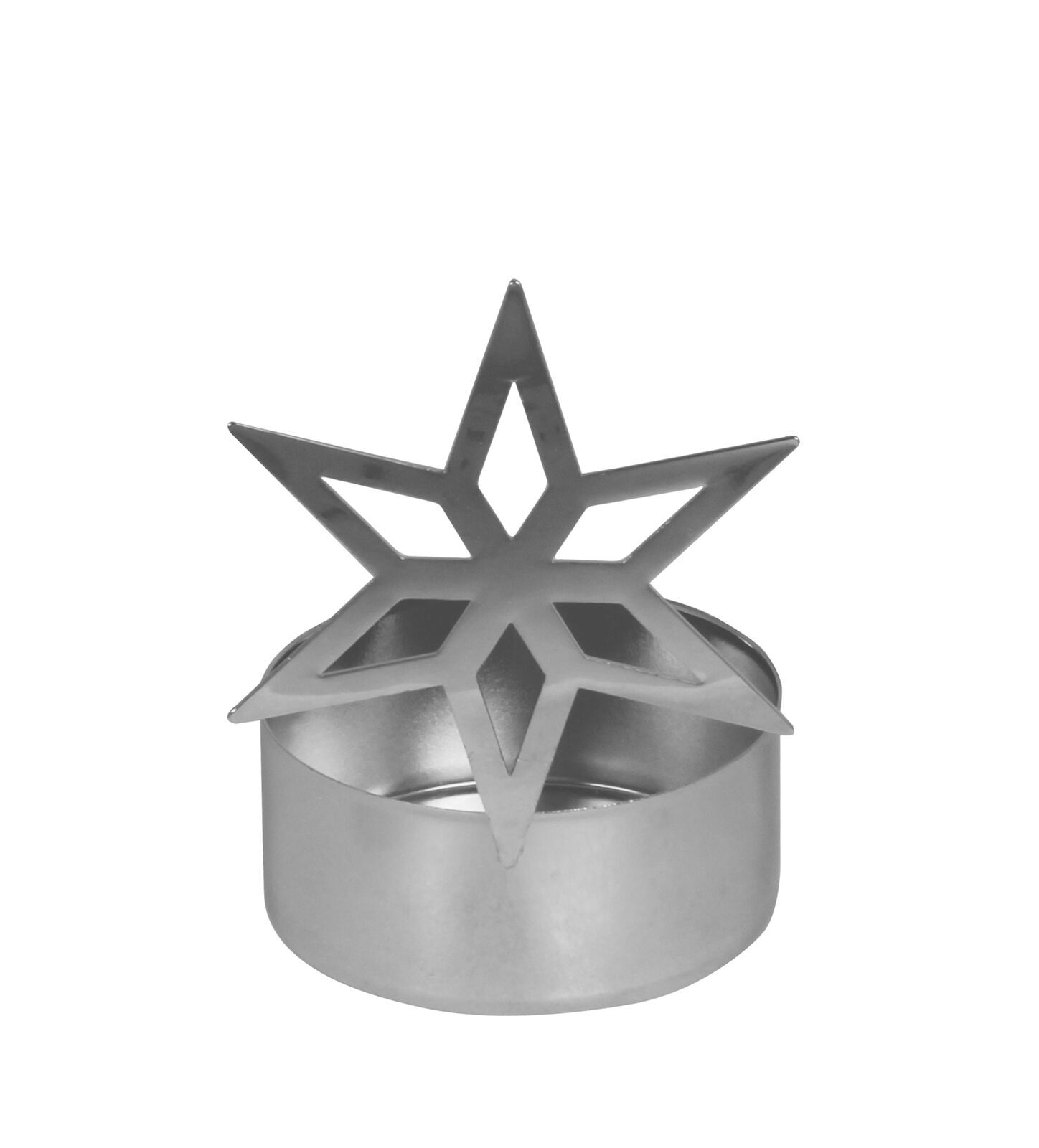 809026897 Teelichthalter Vano Stern silber