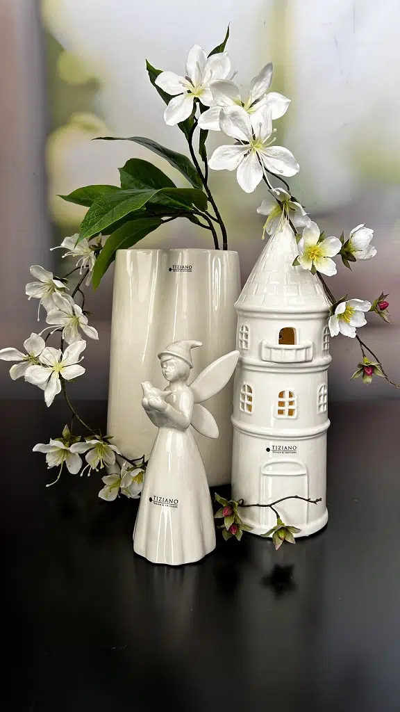 LED Turm Rapunzel cremeweiß 20cm LED Turm Rapunzel cremeweiß 20cm