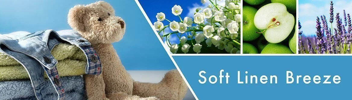 Soft-Linen-Breeze-Fragrance2-Notes Soft Linen Breeze 411g (3-Docht)