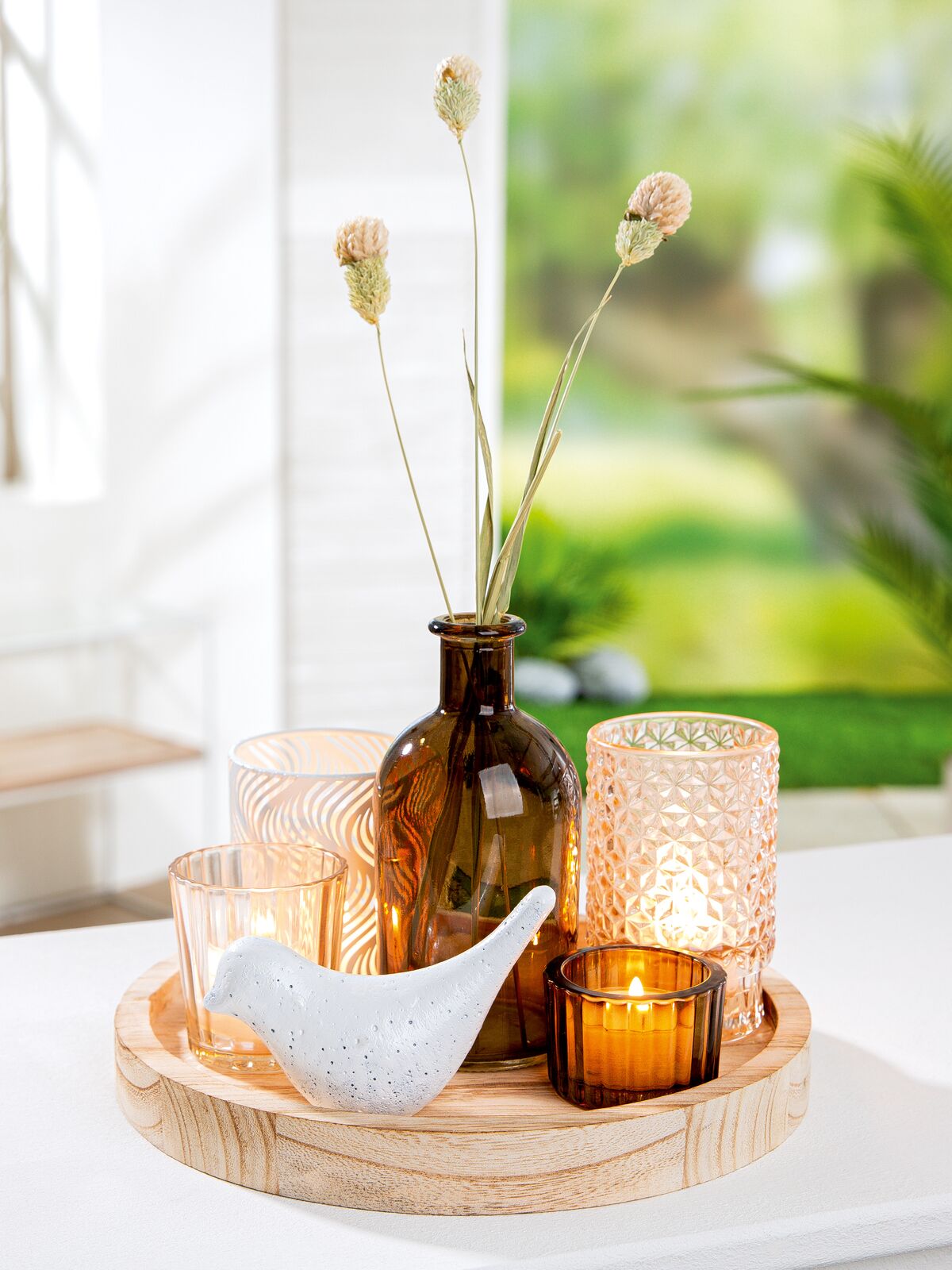 51565 6er Ensemble auf Tablett "Birdy"