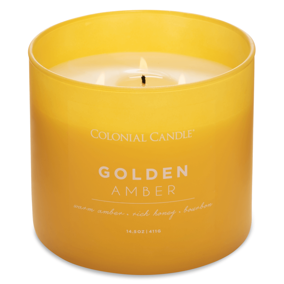 CC123749-von-Oben Duftkerze Golden Amber - 411g