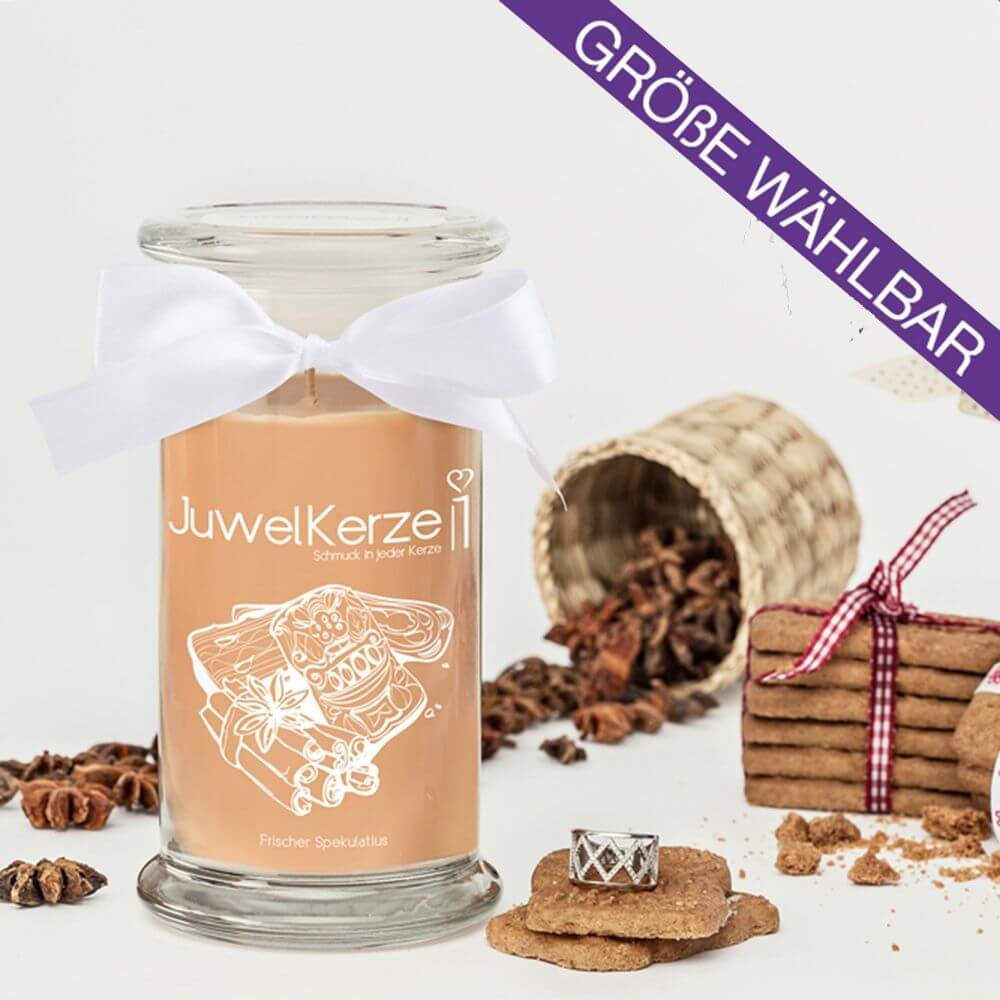 JuwelKerze Frischer Spekulatius (Ring) 380g