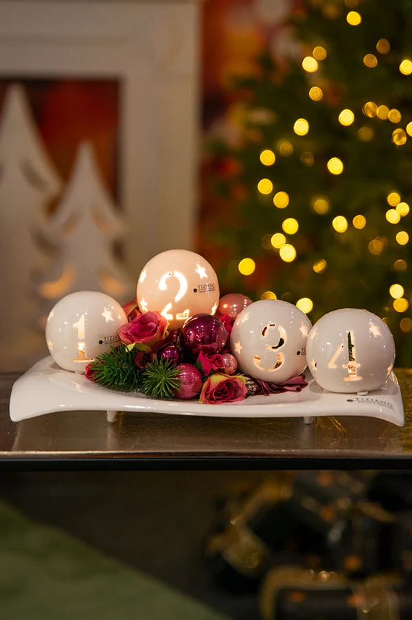 Lichtkugel Adventslicht Canzo 4er Set