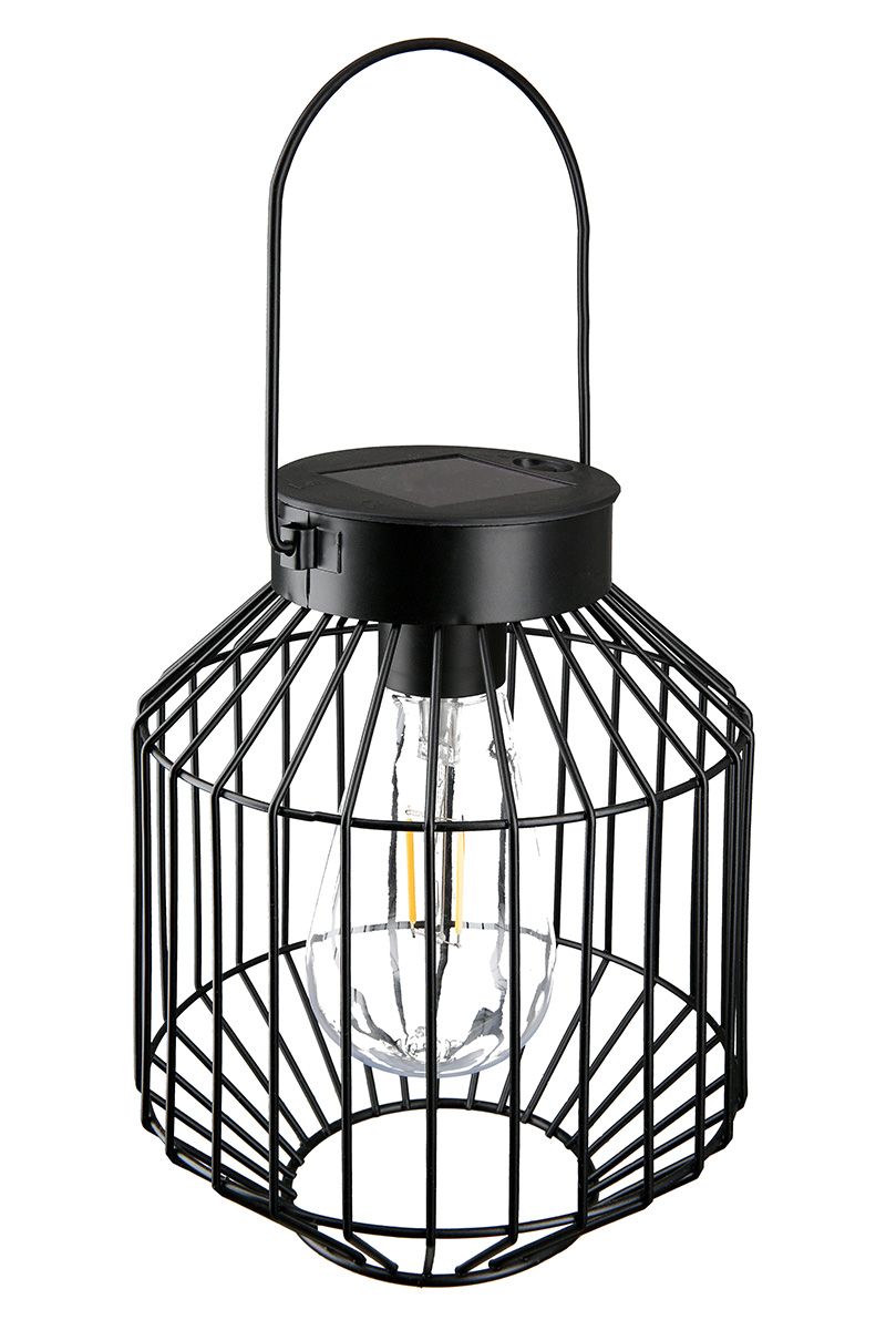 Solarlampe Cage schwarz Variante 2