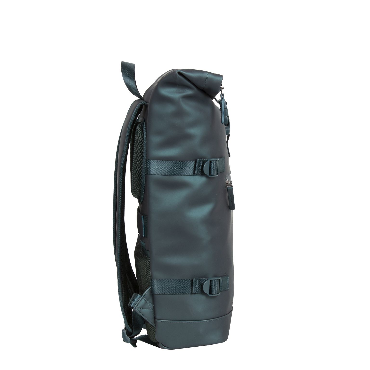 William - Riverside Rolltop Rucksack dunkelgrün metallic