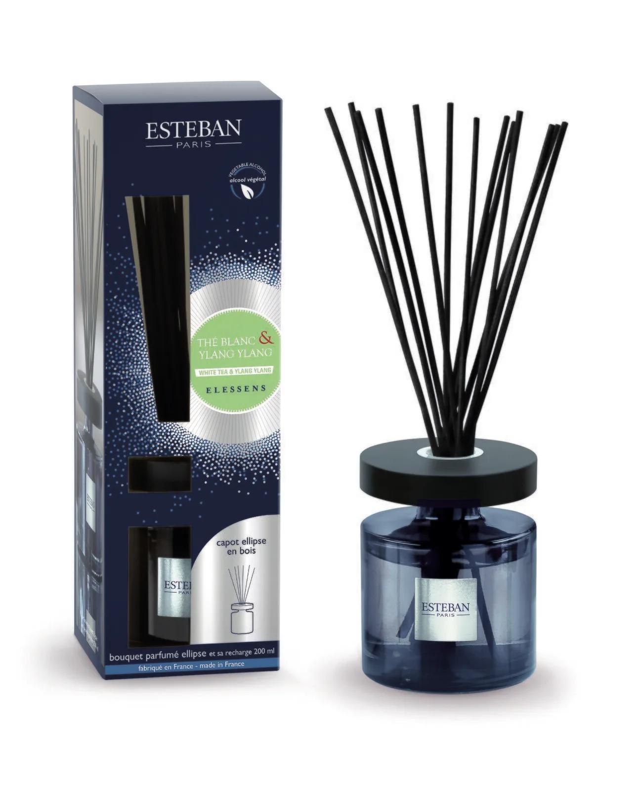 ETY-020 Weißer Tee & Ylang Ylang Bukett Ellipse 200ml