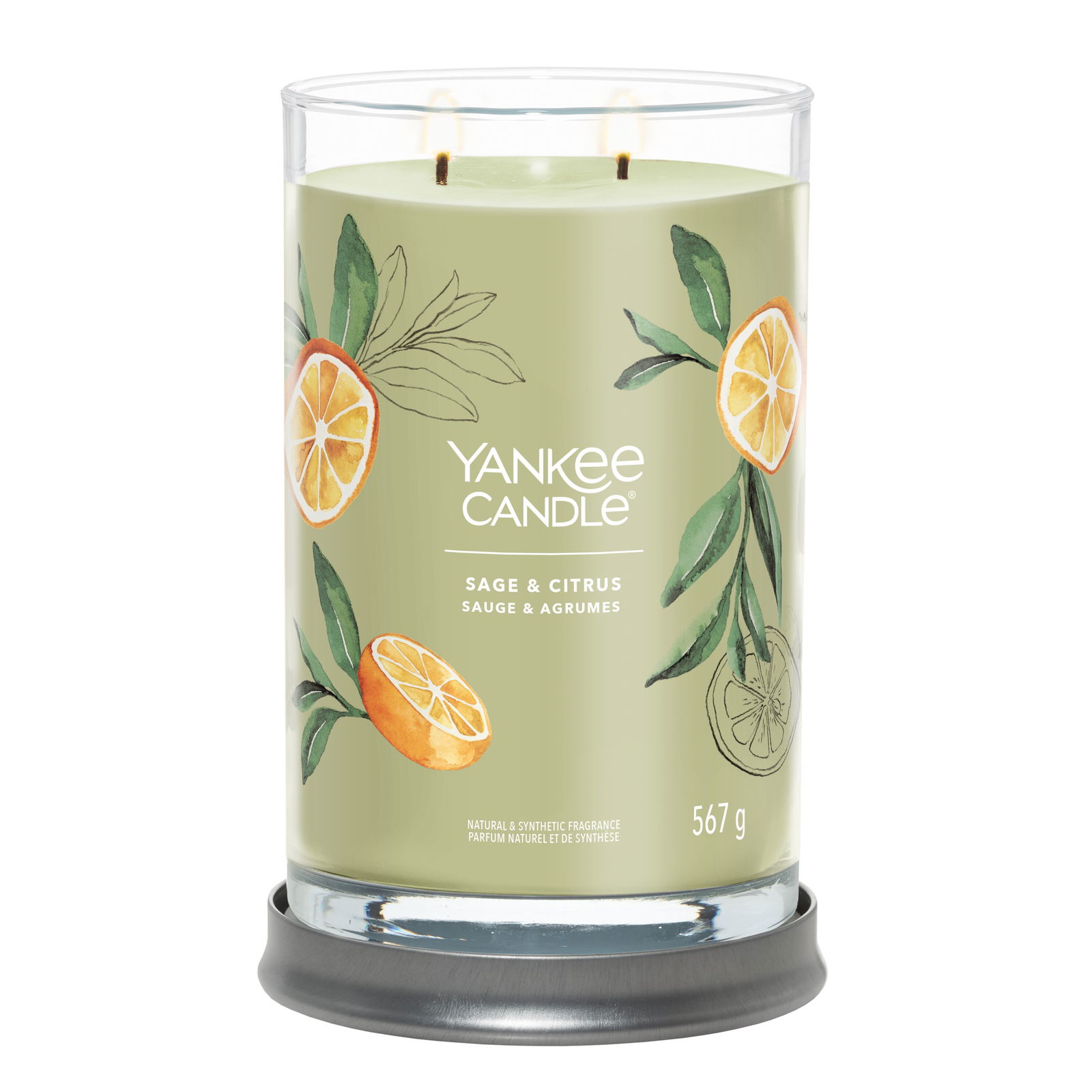 Sage & Citrus Signature Large Tumbler 567g 2-Docht