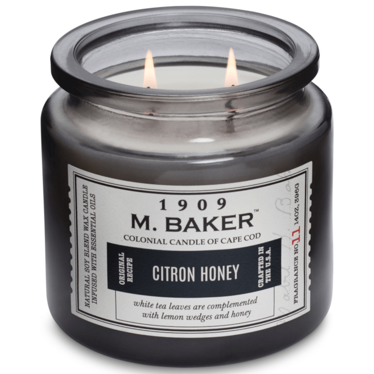 CC124253-von-Oben Duftkerze Citron Honey - 396g