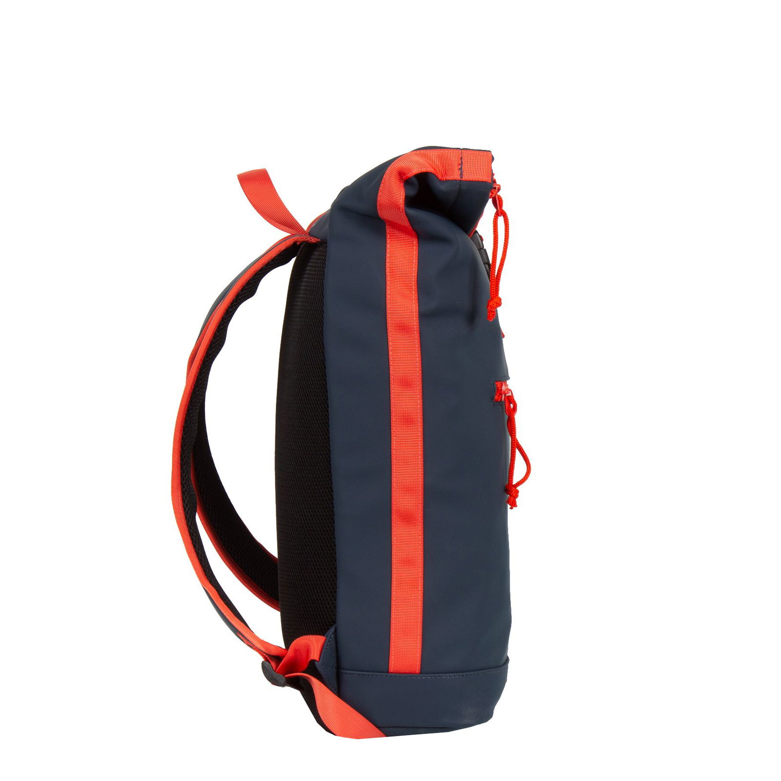 Tim - New York Rolltop Rucksack navy/rot