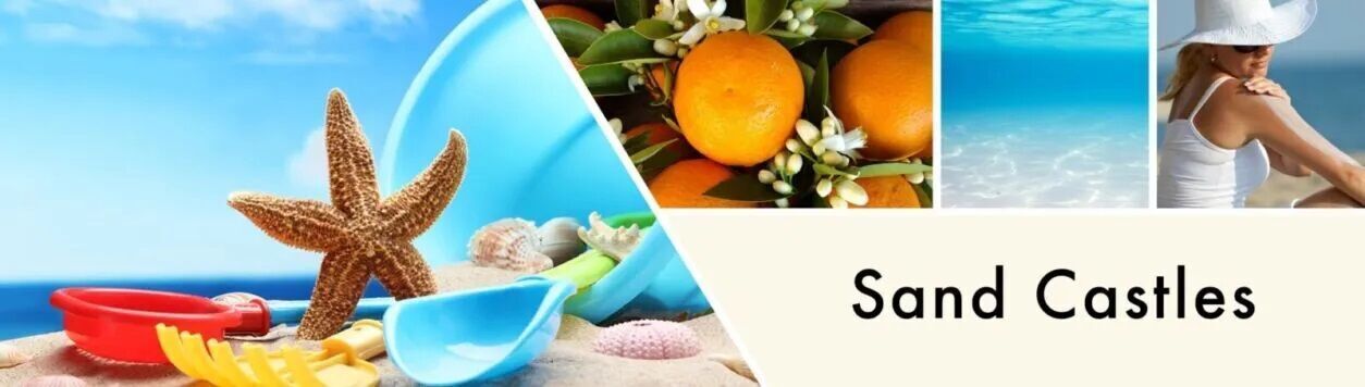 Sand-Castles-Banner Sand Castles 411g (3-Docht)