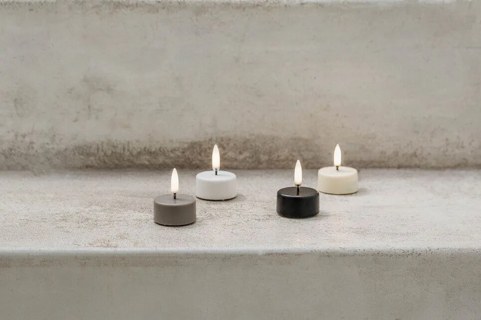 Uyuni LED Teelicht 400 sandstone Premium Kerze