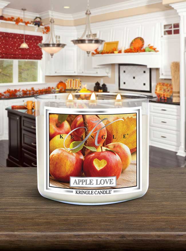 Apple Love 396g Tumbler 3-Docht