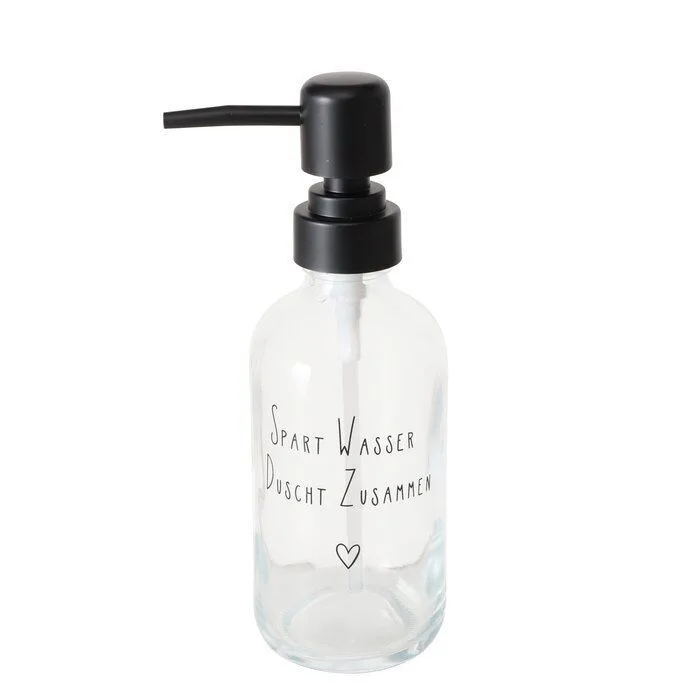 Freisteller_divers-NO5HZ3UY-large Seifenspender 250ml "Spart Wasser - Duscht zusammen"
