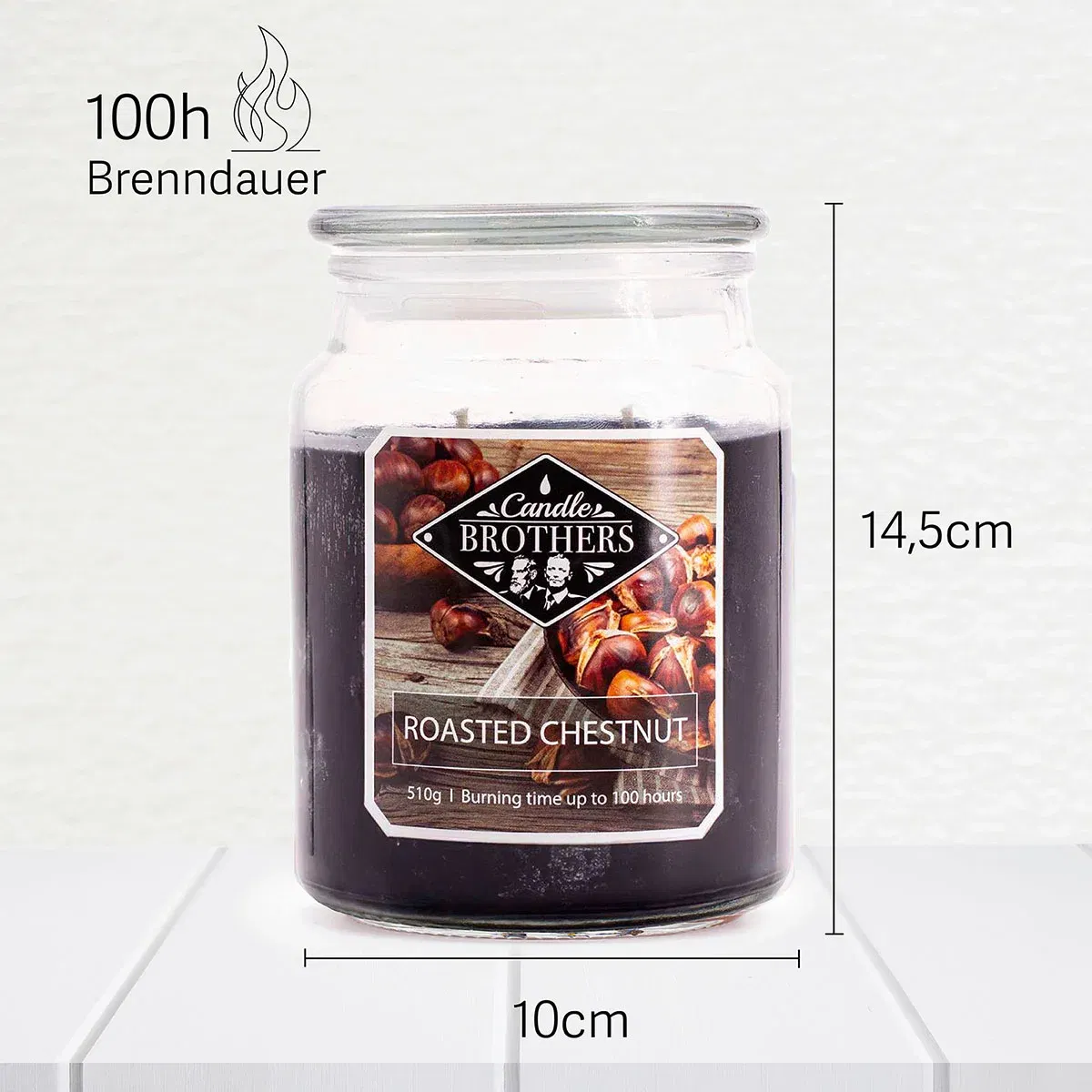 Roasted Chestnut 510g Candle Brothers Duftkerze