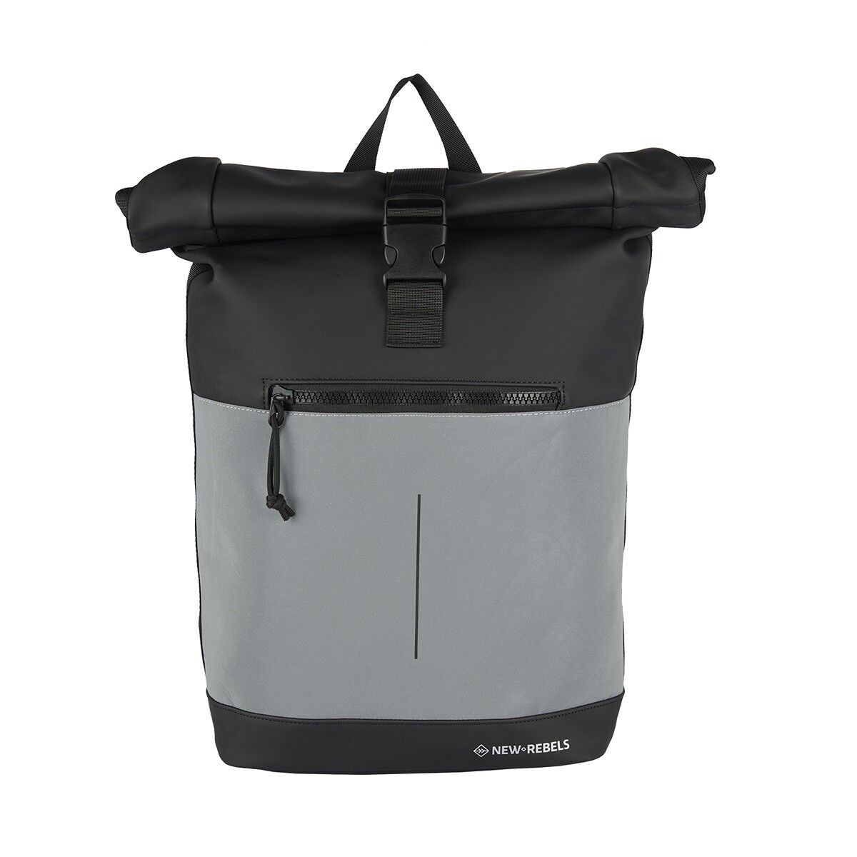 2471B2EDF5600D0DFDF3C892BE4A9BA026CF8C00 Bowie - New York Rolltop Rucksack schwarz