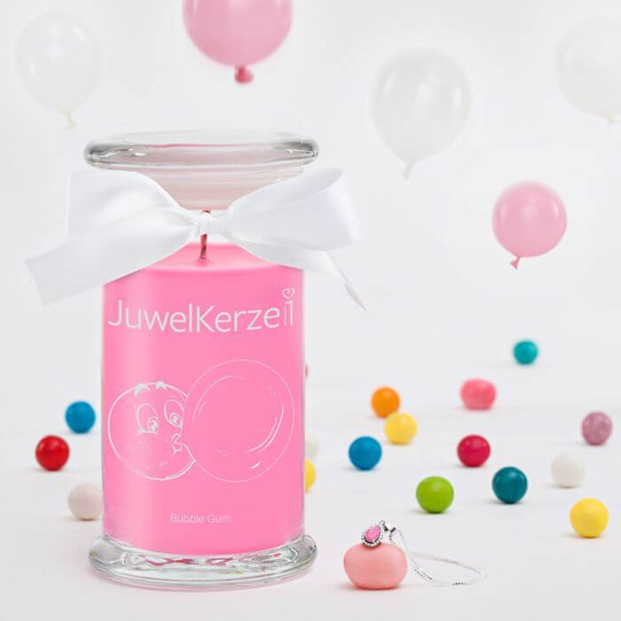 JuwelKerze Bubble Gum (Halskette mit Anhänger) 380g