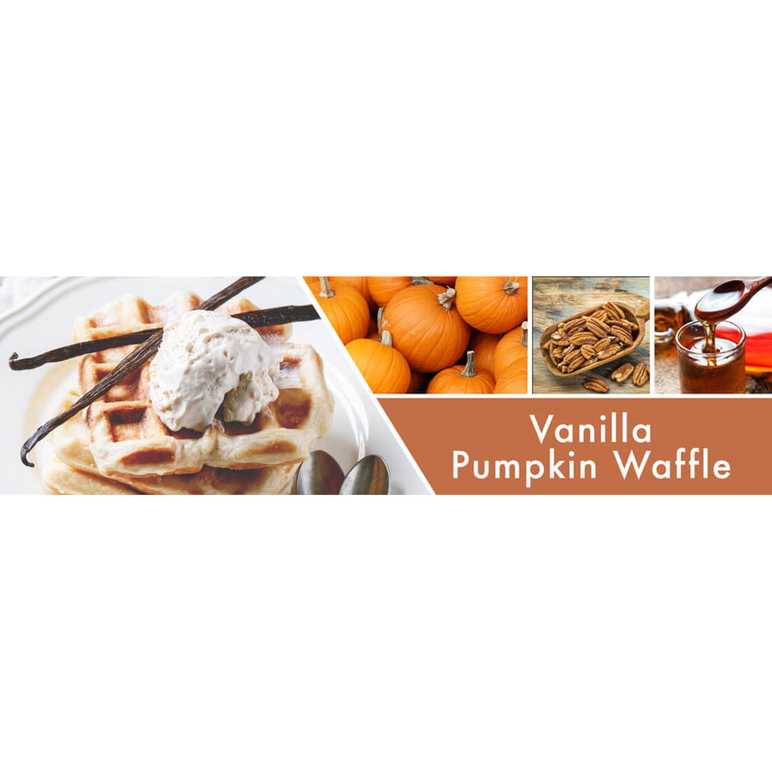 Vanilla Pumpkin Waffle 411g (3-Docht)