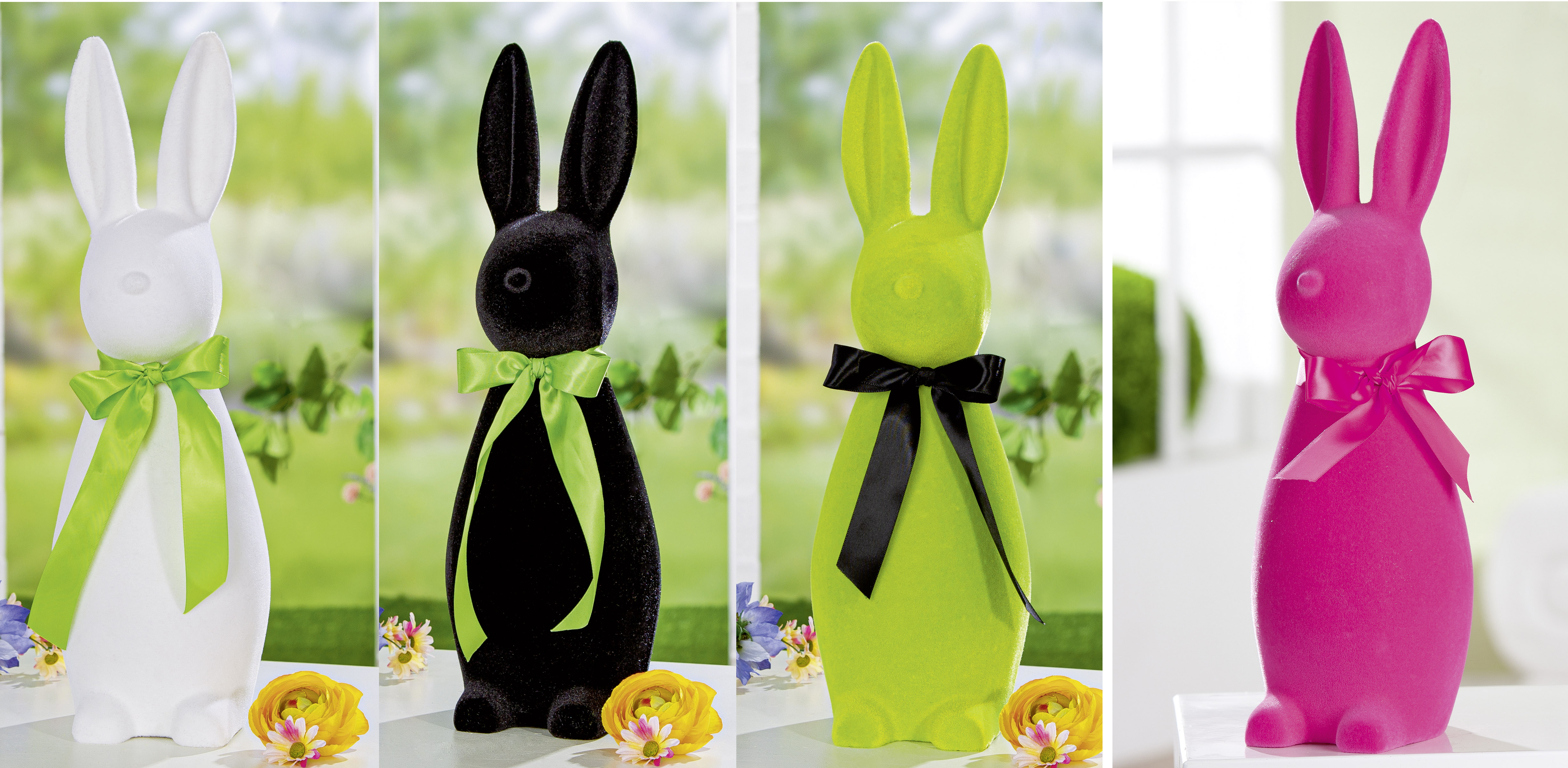 Dekofigur Hase Jimmy grün 41cm Dekofigur Hase Jimmy grün 41cm