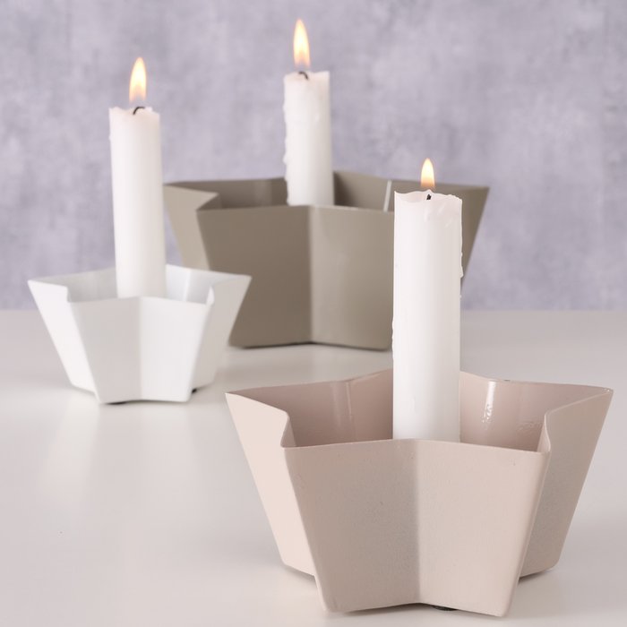 Ambientebild-gaJ3IiLO-large Kerzenleuchter Askella beige 6cm