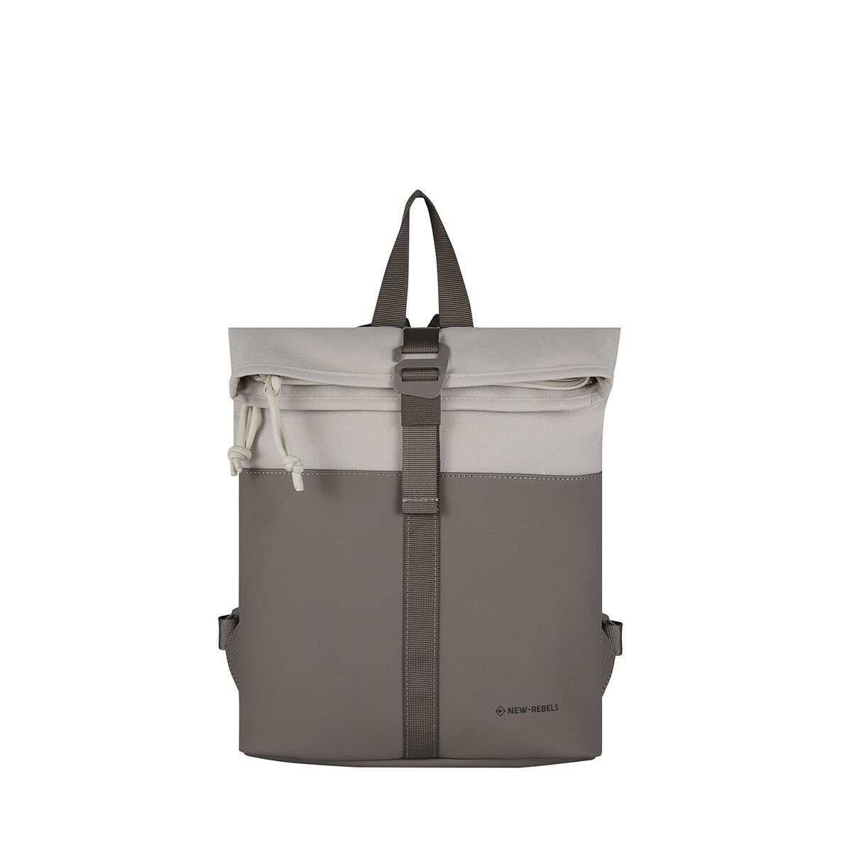 918CC599D0F063E76FB3F88CAA3B16C7767200D8 Backham - Los Angeles Rolltop Mini Rucksack beige/taupe