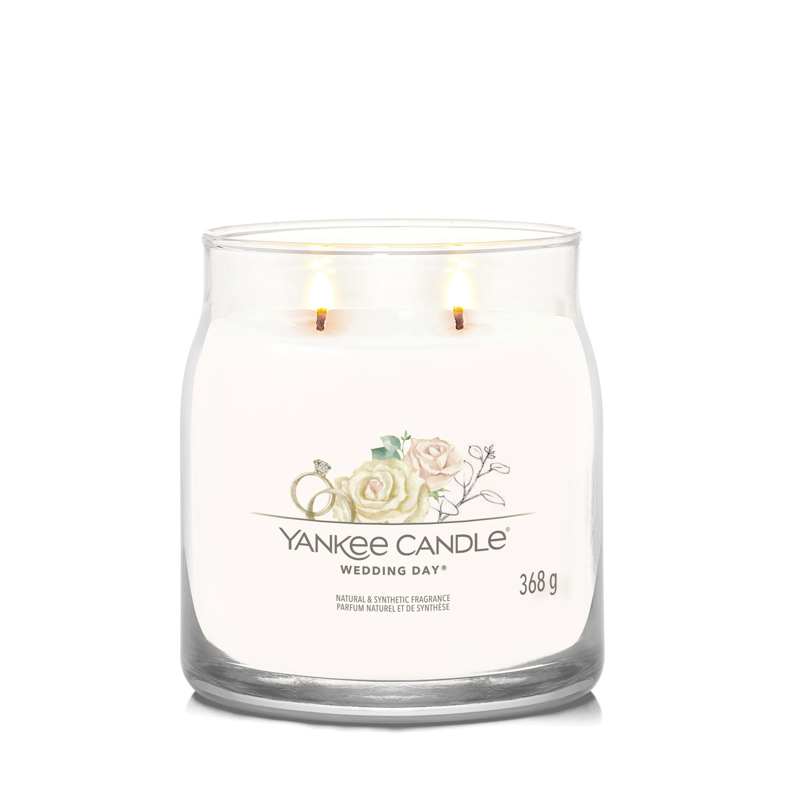 Wedding Day Signature Medium Jar 368g 2-Docht